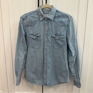 Pull&Bear Male M Denim Button Up